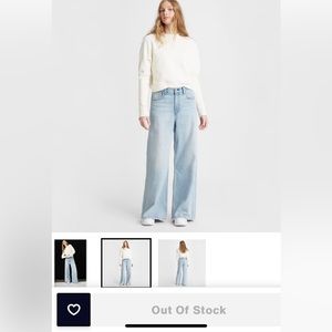 Levis premium Vintage loose ultra wide leg jean